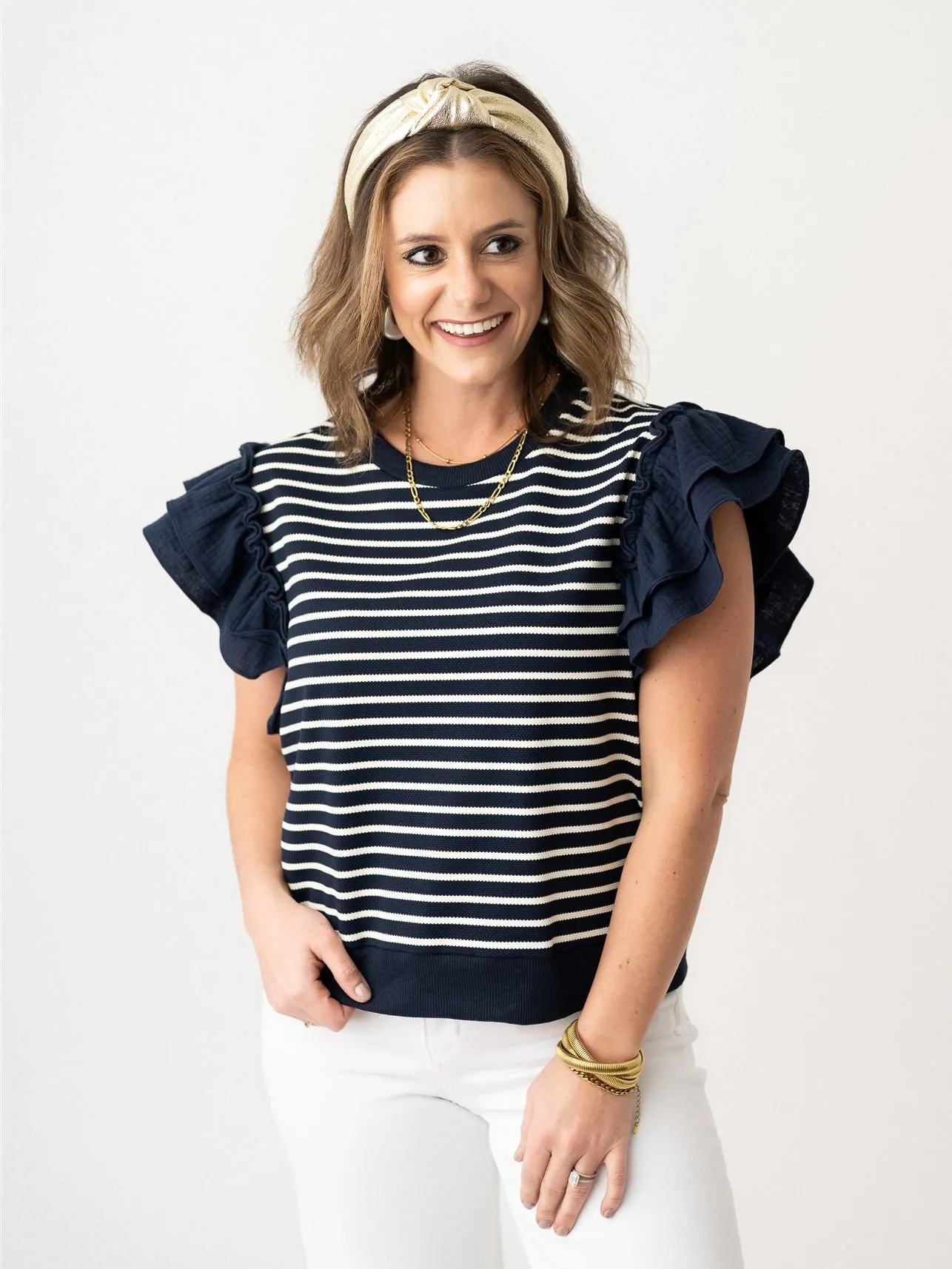 Know the Ropes Flutter Blouse