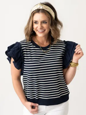 Know the Ropes Flutter Blouse