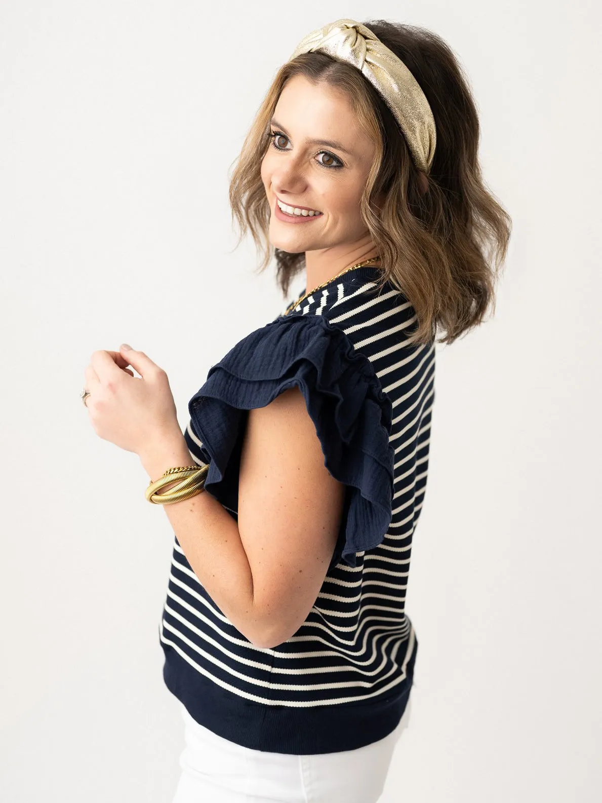 Know the Ropes Flutter Blouse
