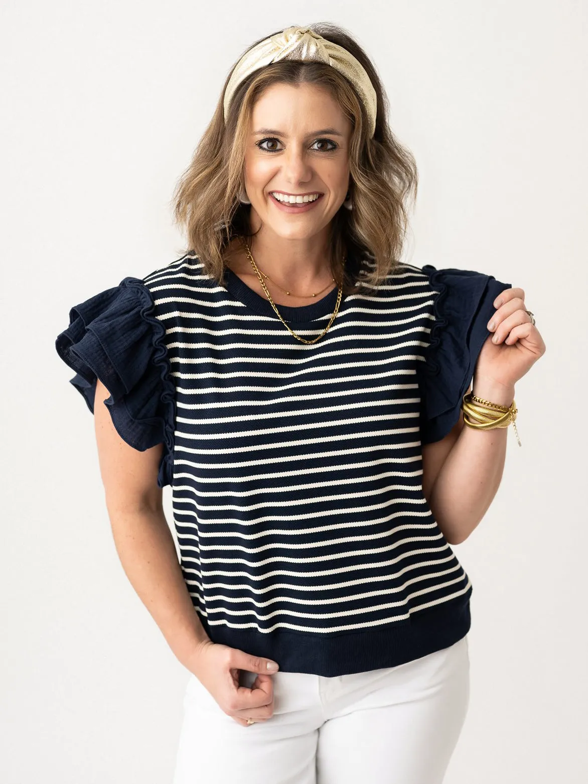 Know the Ropes Flutter Blouse
