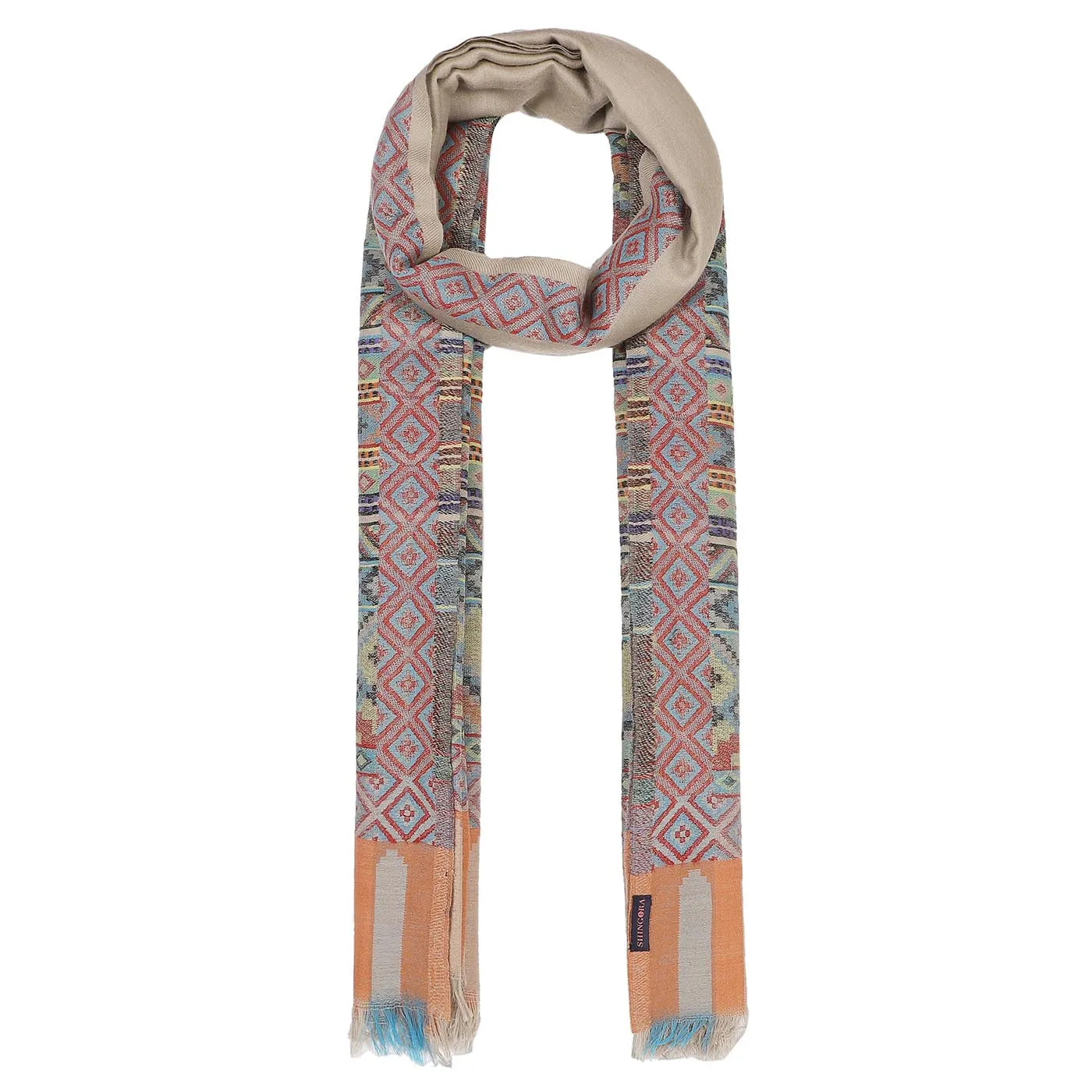 Kullu Jacquard Woolen Shawl