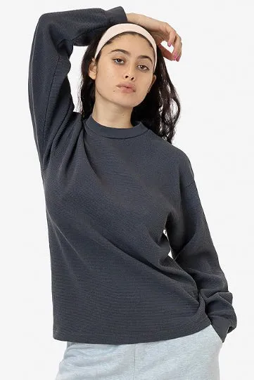 LA Apparel Heavy Thermal Crew Neck