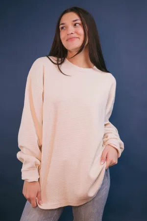 LA Apparel Heavy Thermal Crew Neck