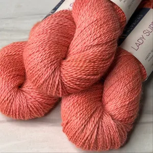 Lady Slipper Fingering Weight Yarn | Peachy Keen