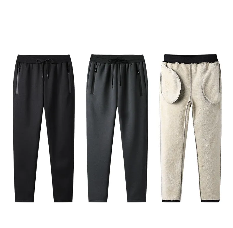 Lamb Cashmere Hoodie Pant Warmy Tracksuit Sets For Men Women