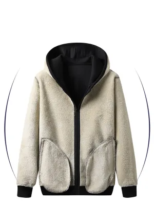 Lamb Cashmere Hoodie Pant Warmy Tracksuit Sets For Men Women