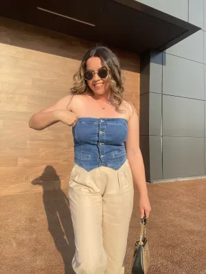 Lariat- Tube Top