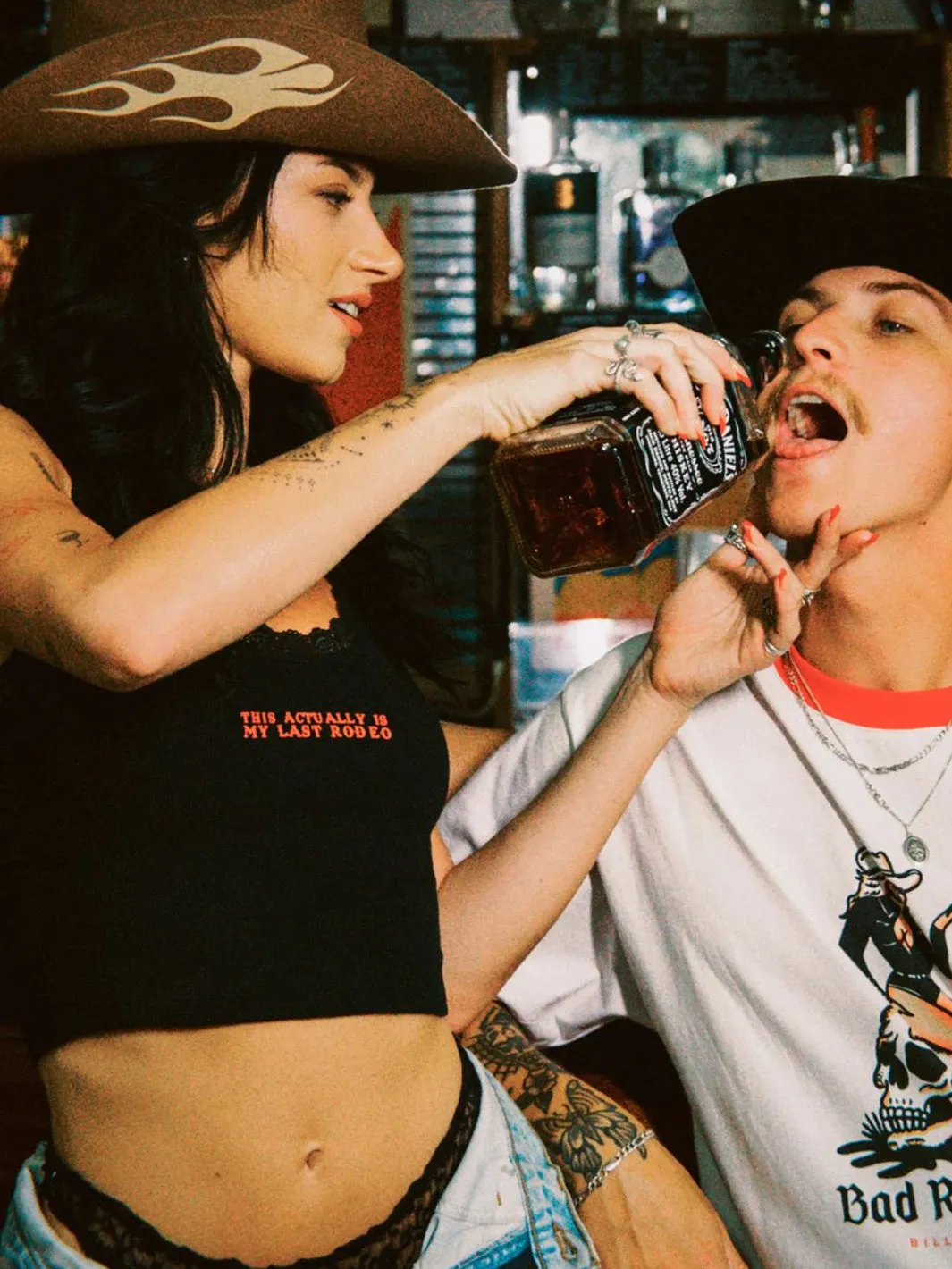 LAST RODEO LOW CROP - VINTAGE BLACK