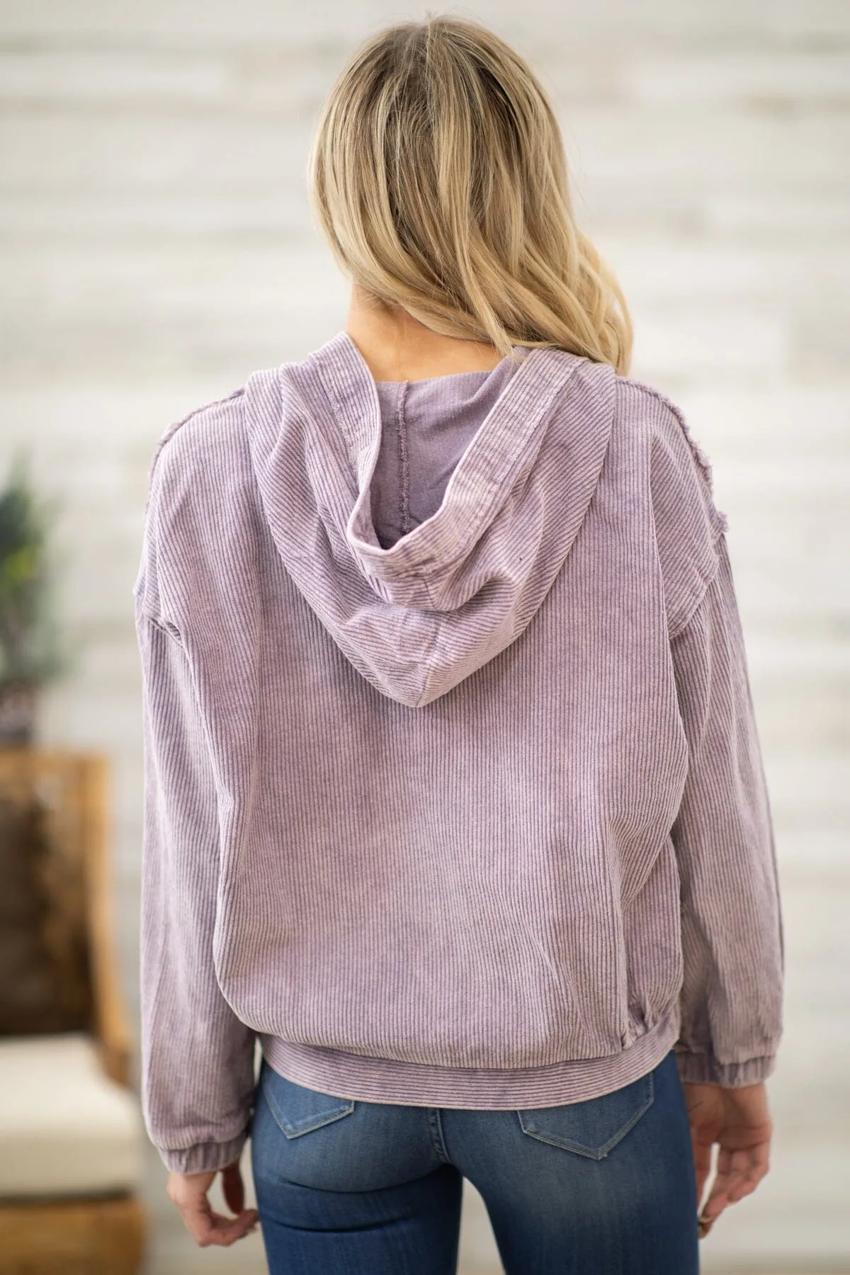 Lavender Corduroy Jacket