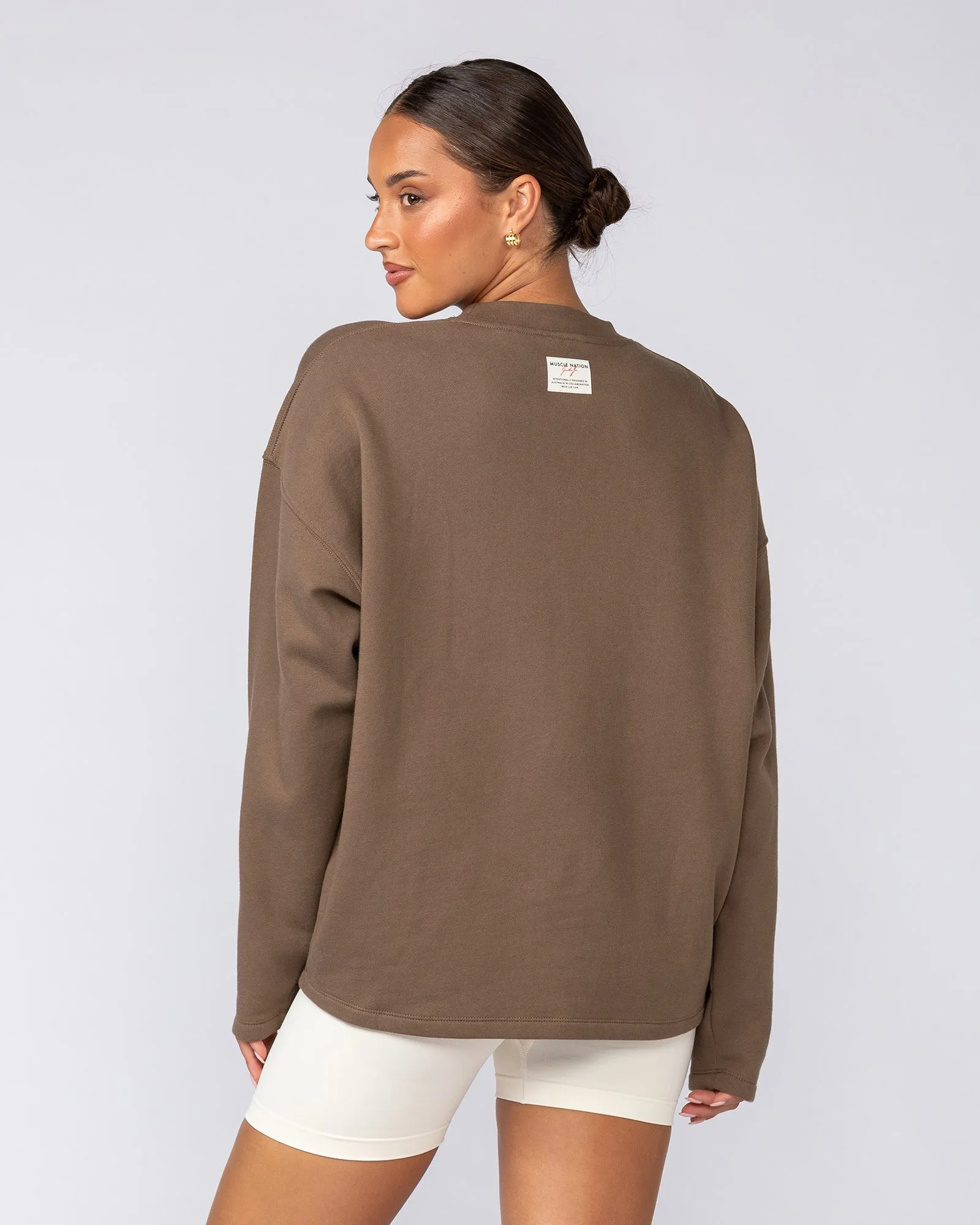 Lee Lem Crew Pullover - Washed Hazelnut