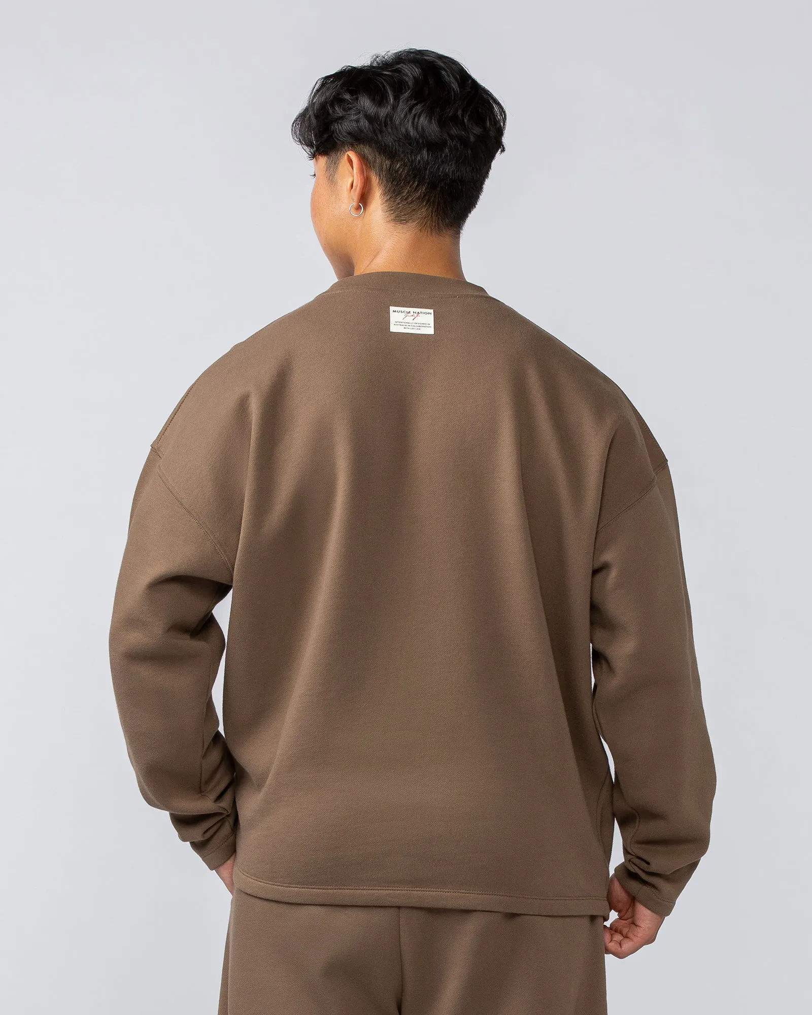 Lee Lem Crew Pullover - Washed Hazelnut
