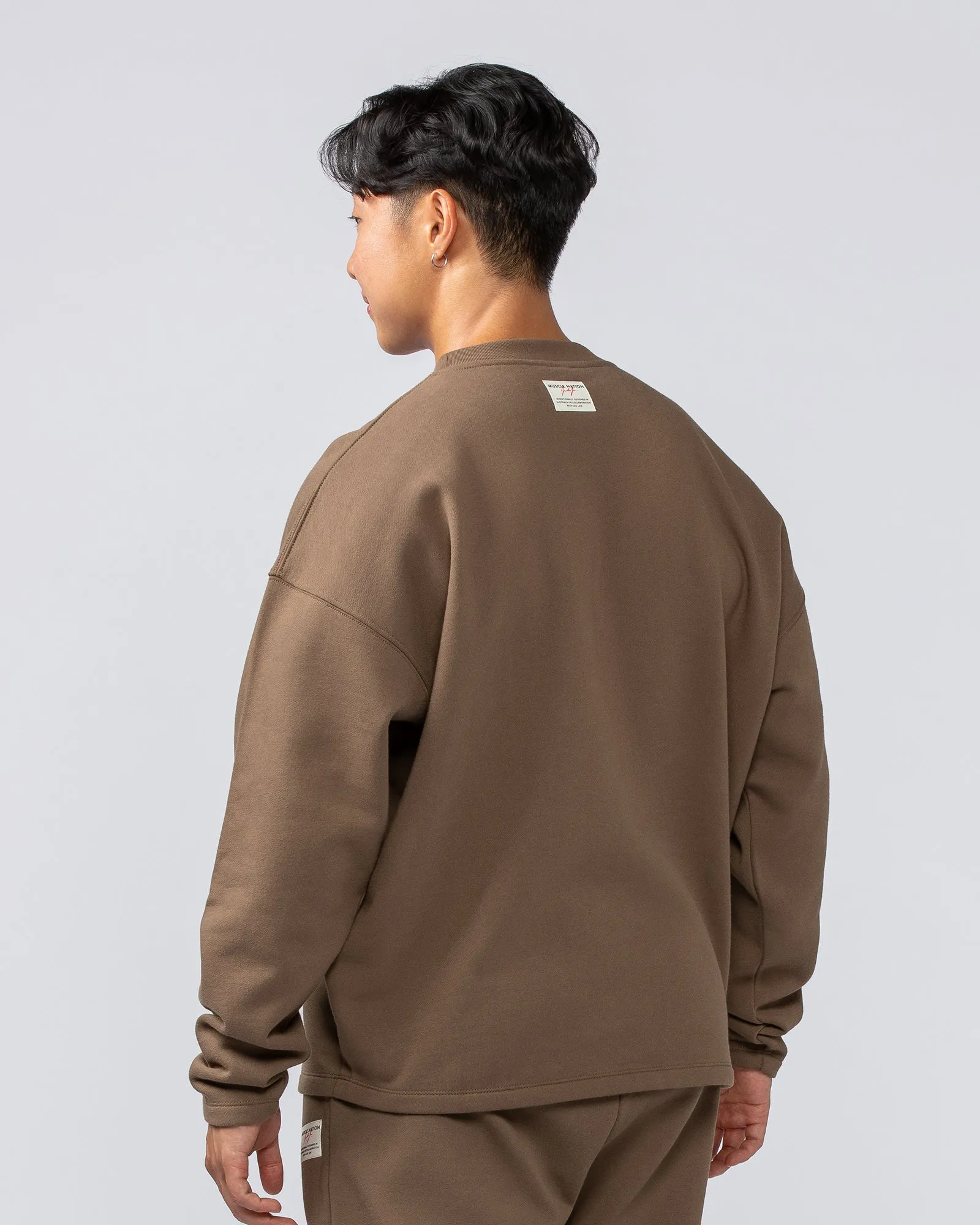 Lee Lem Crew Pullover - Washed Hazelnut