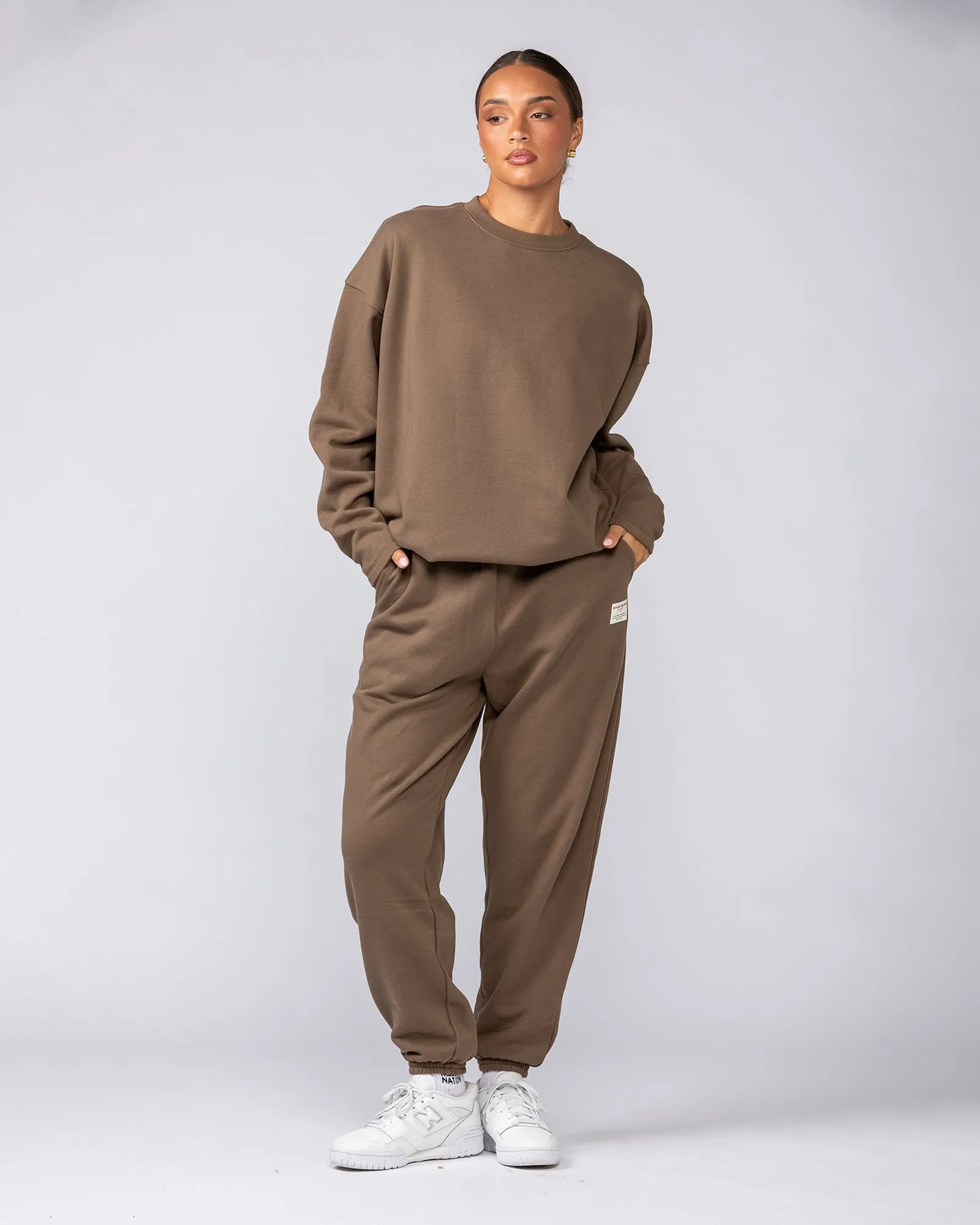 Lee Lem Crew Pullover - Washed Hazelnut