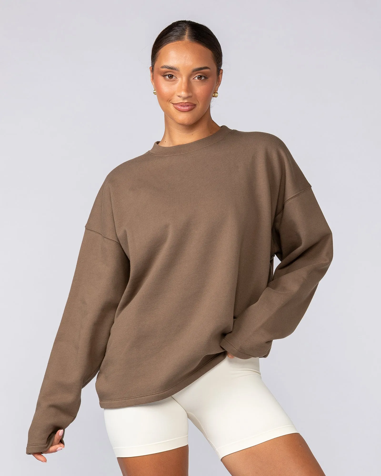 Lee Lem Crew Pullover - Washed Hazelnut