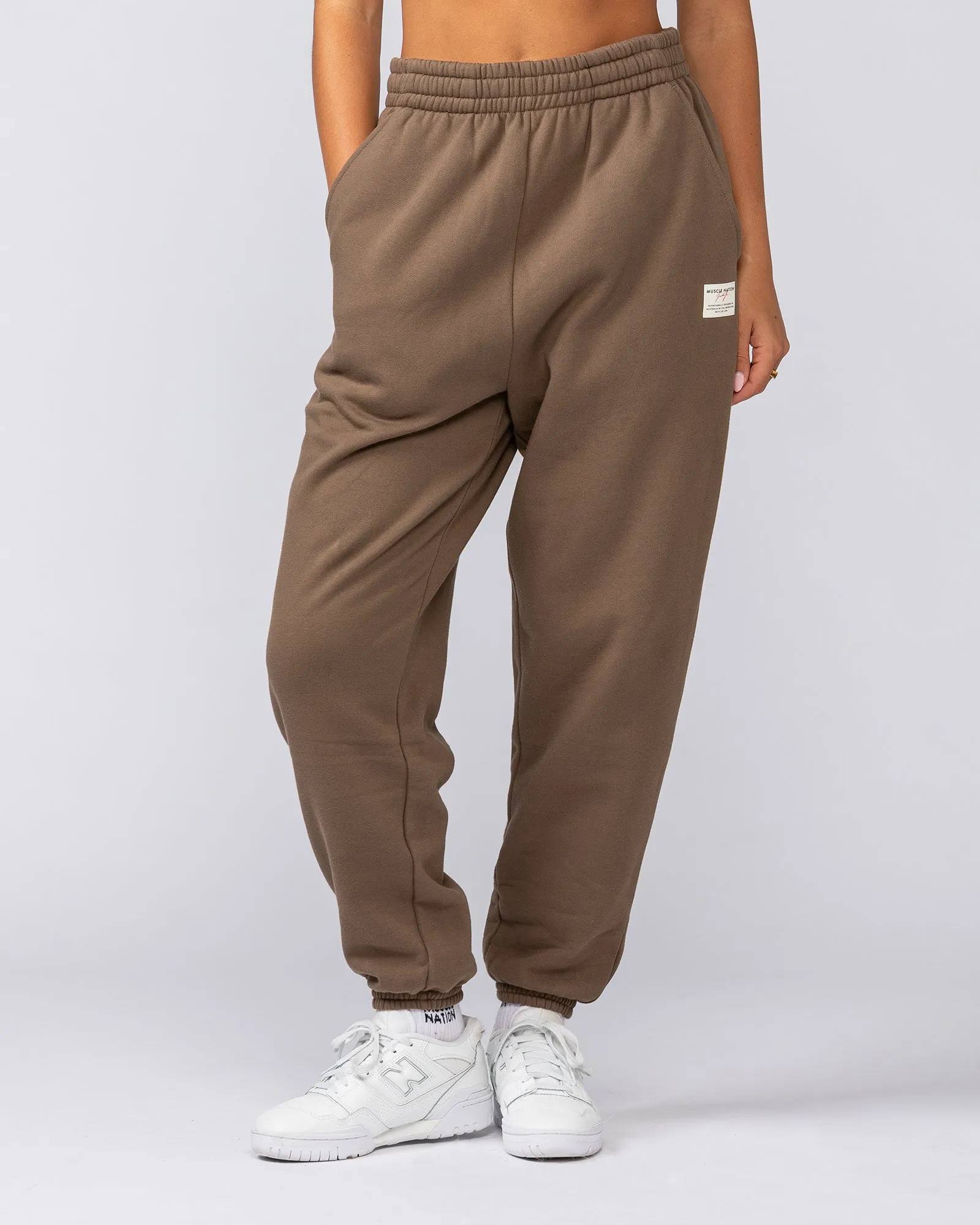 Lee Lem Track Pants - Washed Hazelnut