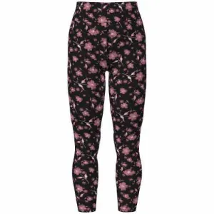 Leggings - Black Mauve Floral