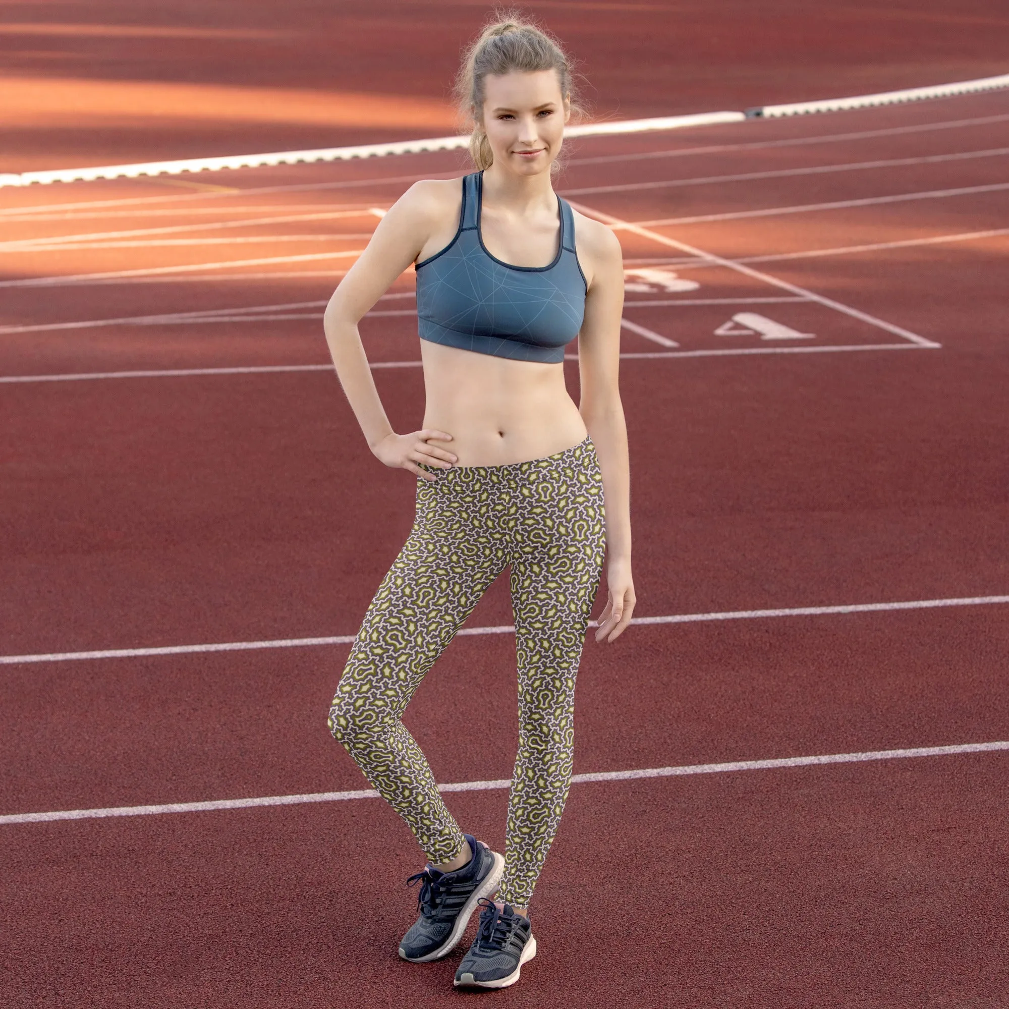 Leggings Geometric Pattern – Angelic Mexicana Purple Gold