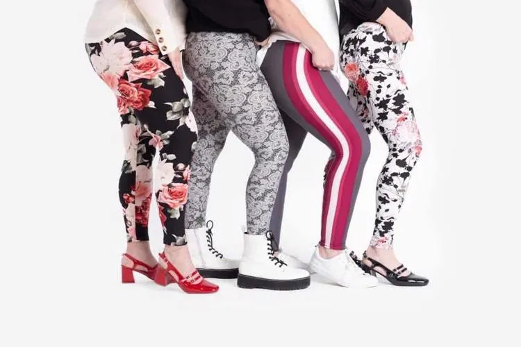 Leggings - Purple Black Heather Cheetah