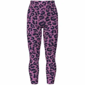 Leggings - Purple Black Heather Cheetah