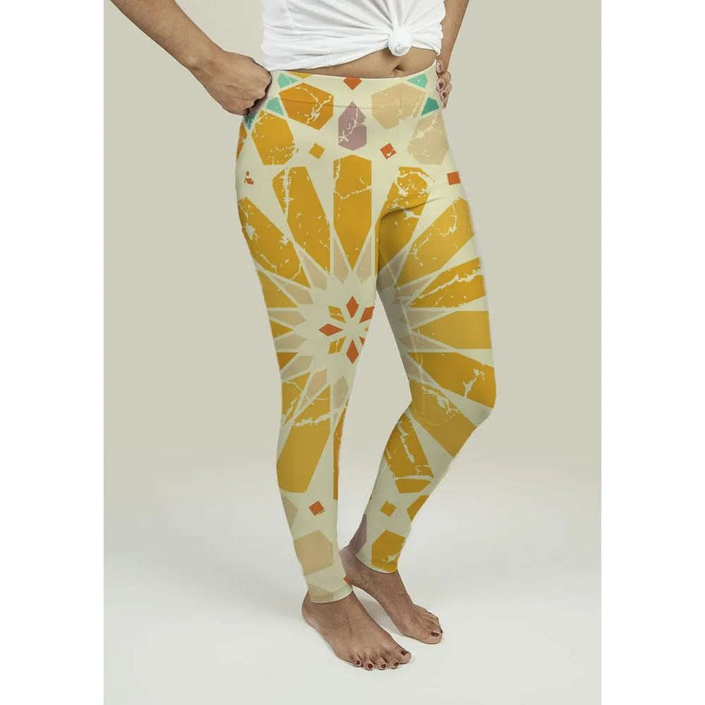 Leggings with Arabic Pattern