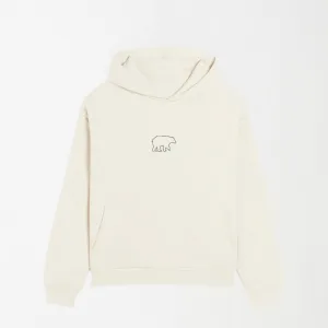 LEKSI Black Outlined Bear - Graphic Hoodie