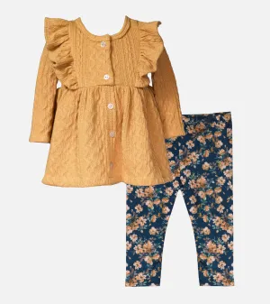 Lena Pinafore Legging Set