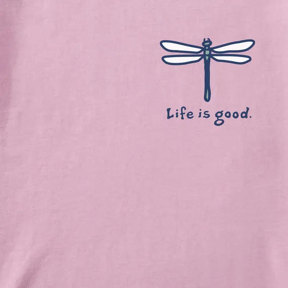 Life is Good Women's Dragonfly Simply True Fleece Zip Hoodie