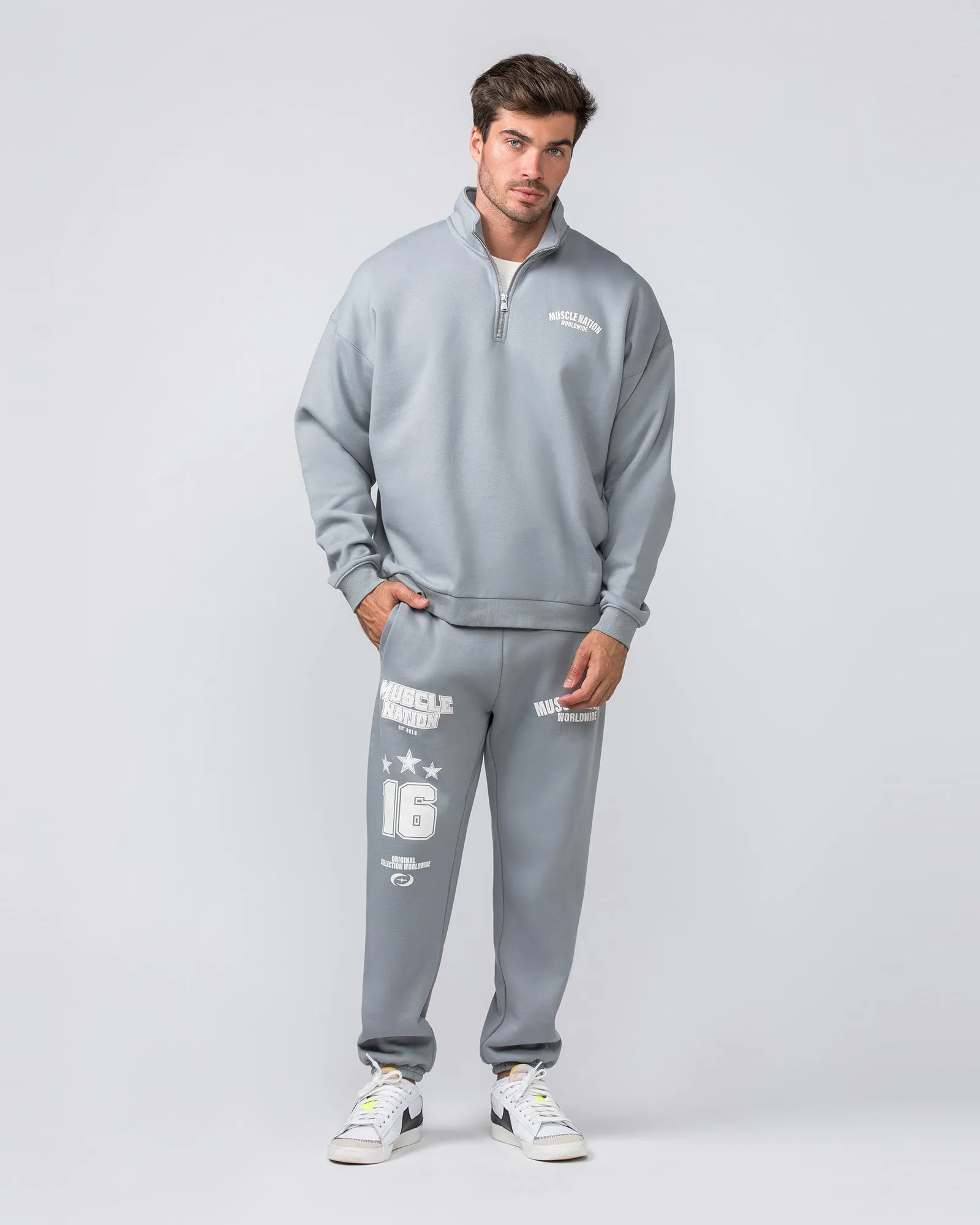 Lifting Trackies - Jet Grey