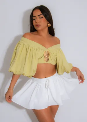 Like It Like That Crop Top Green