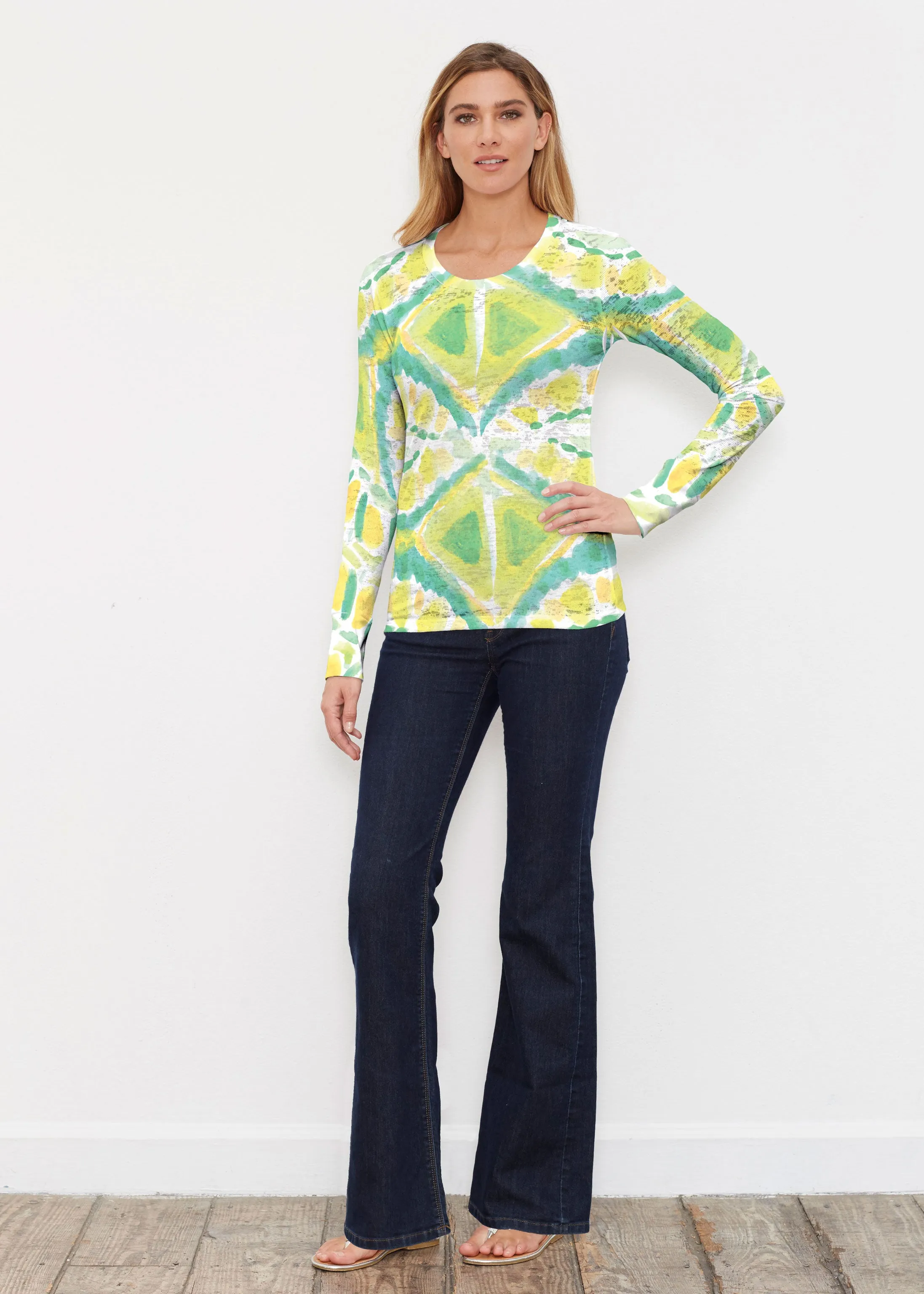 Limeade (17272) ~ Thermal Long Sleeve Crew Shirt