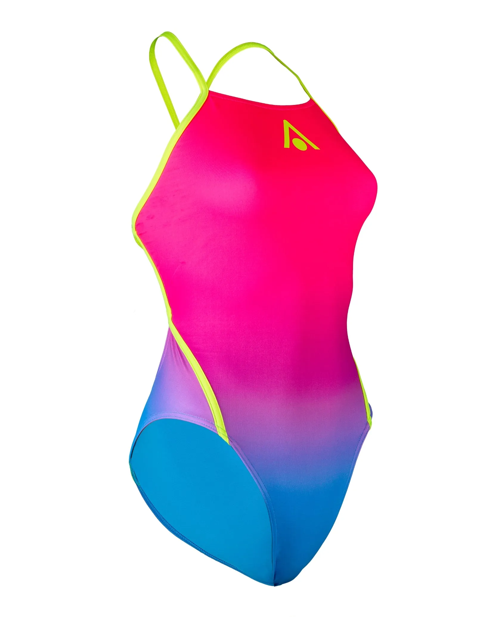 Limited Edition Essential Diamond Back Swimsuit - Multi/Yellow