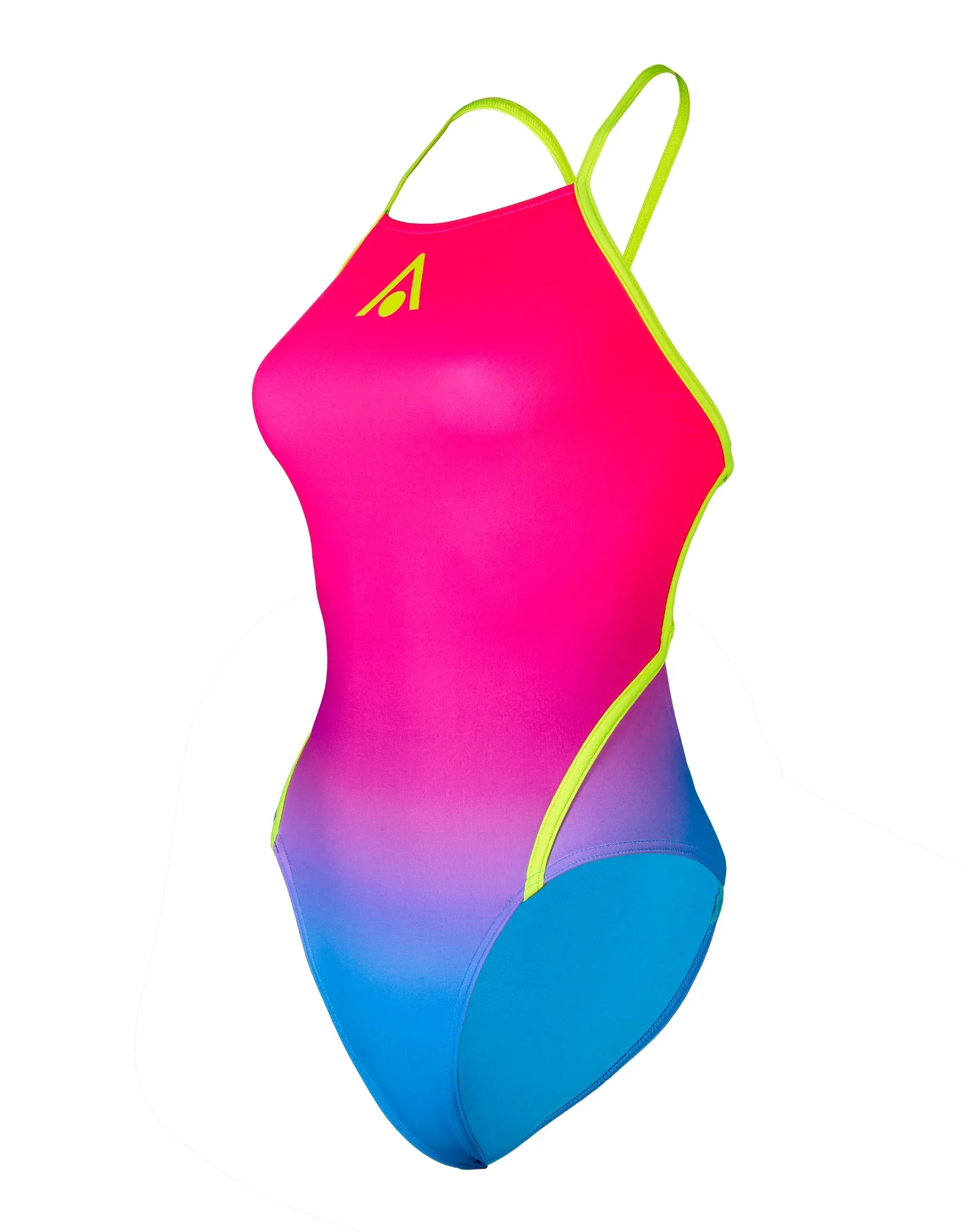 Limited Edition Essential Diamond Back Swimsuit - Multi/Yellow