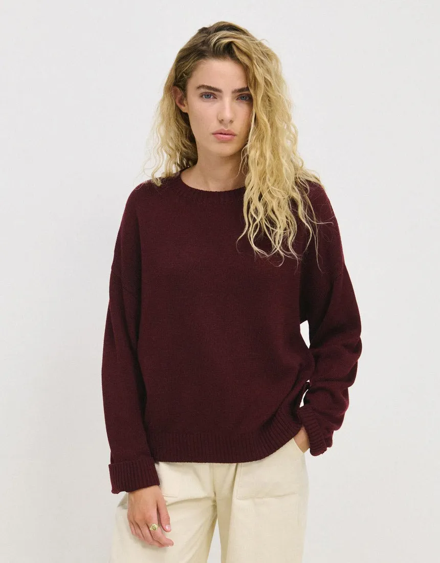 Little Lies Victoria Jumper - Port