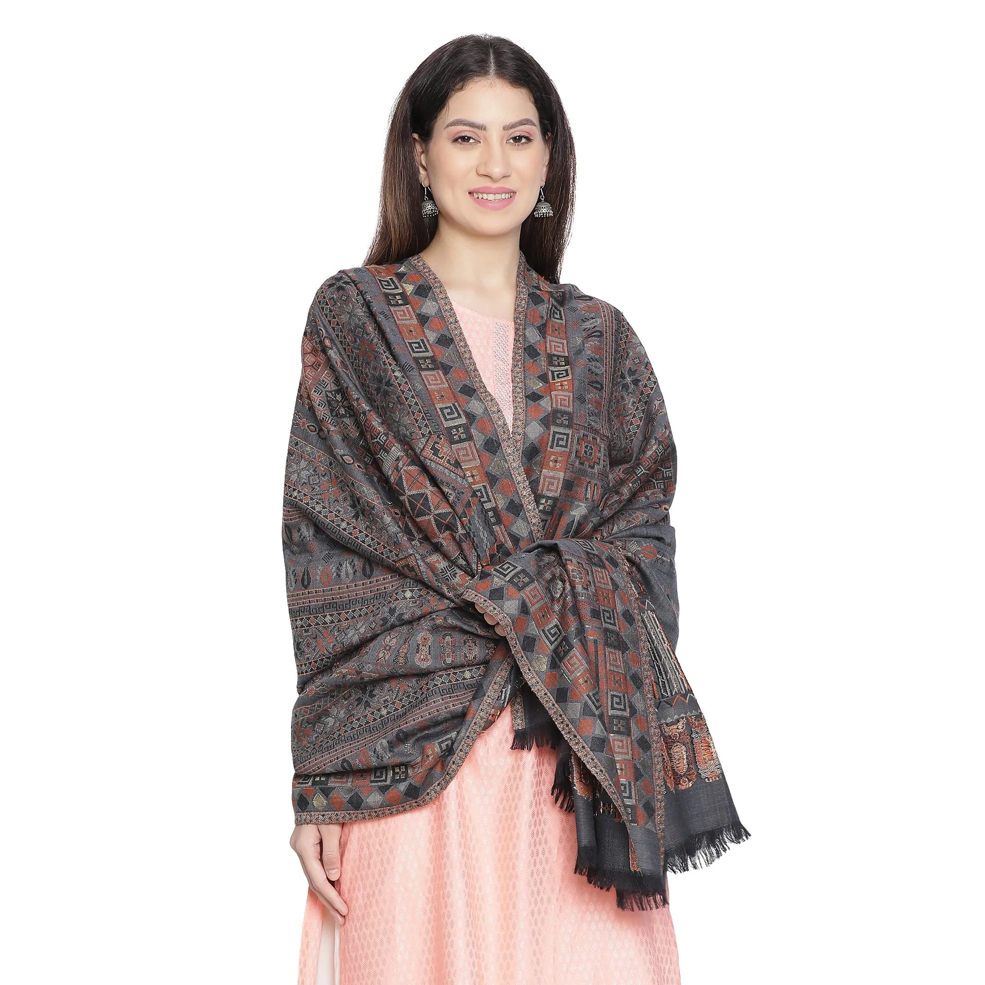 Liya Woven Design Kani Shawl