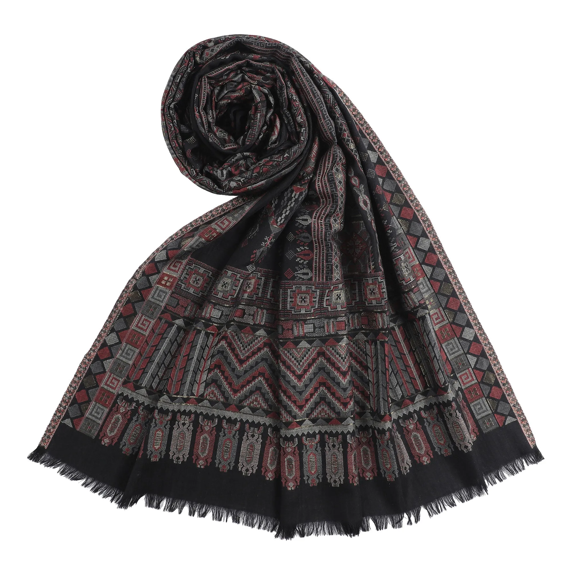 Liya Woven Design Kani Shawl