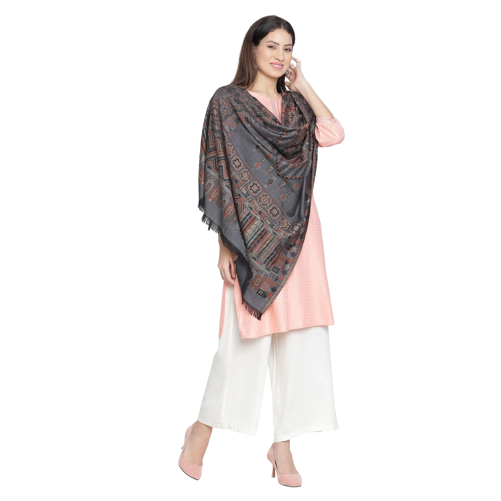 Liya Woven Design Kani Shawl