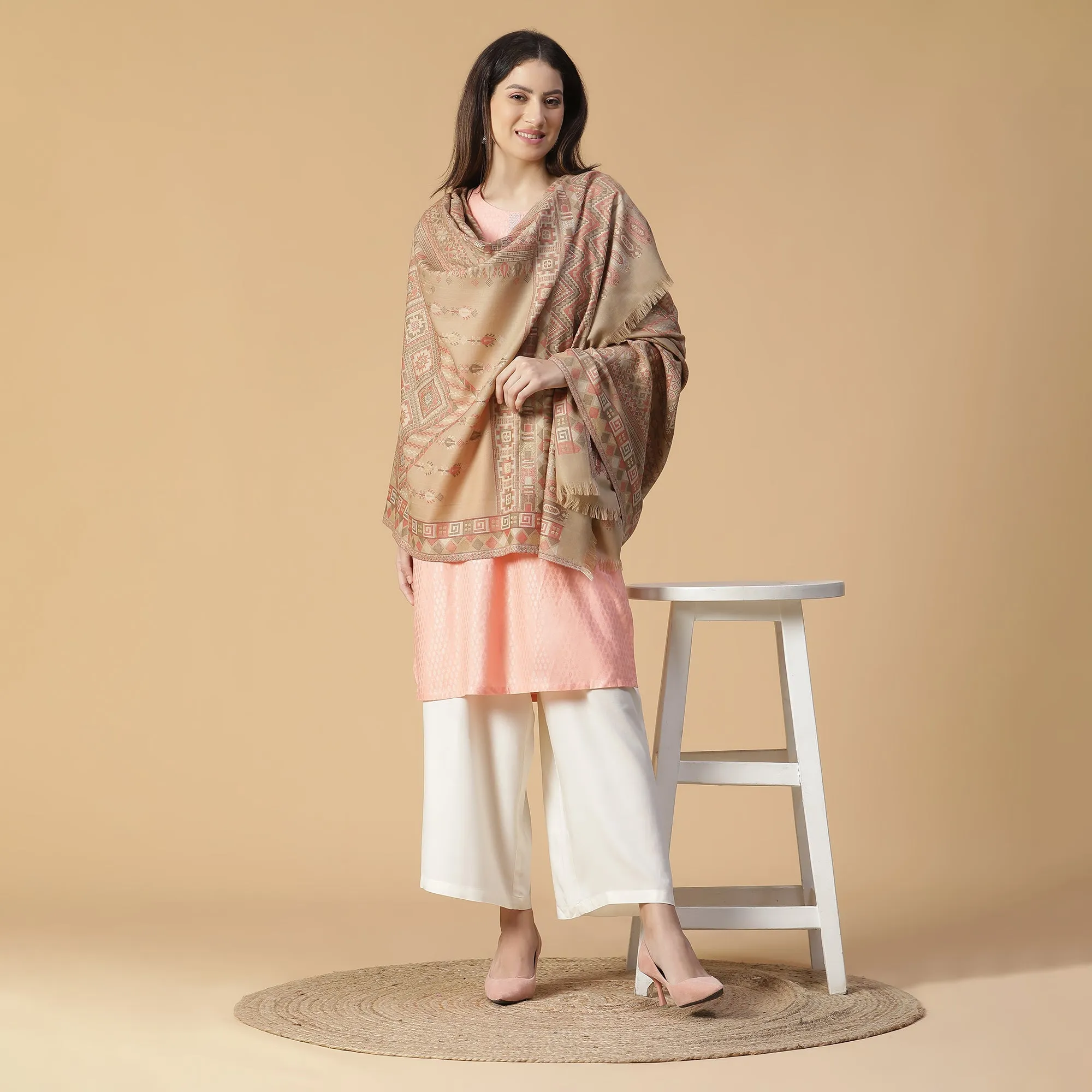 Liya Woven Design Kani Shawl