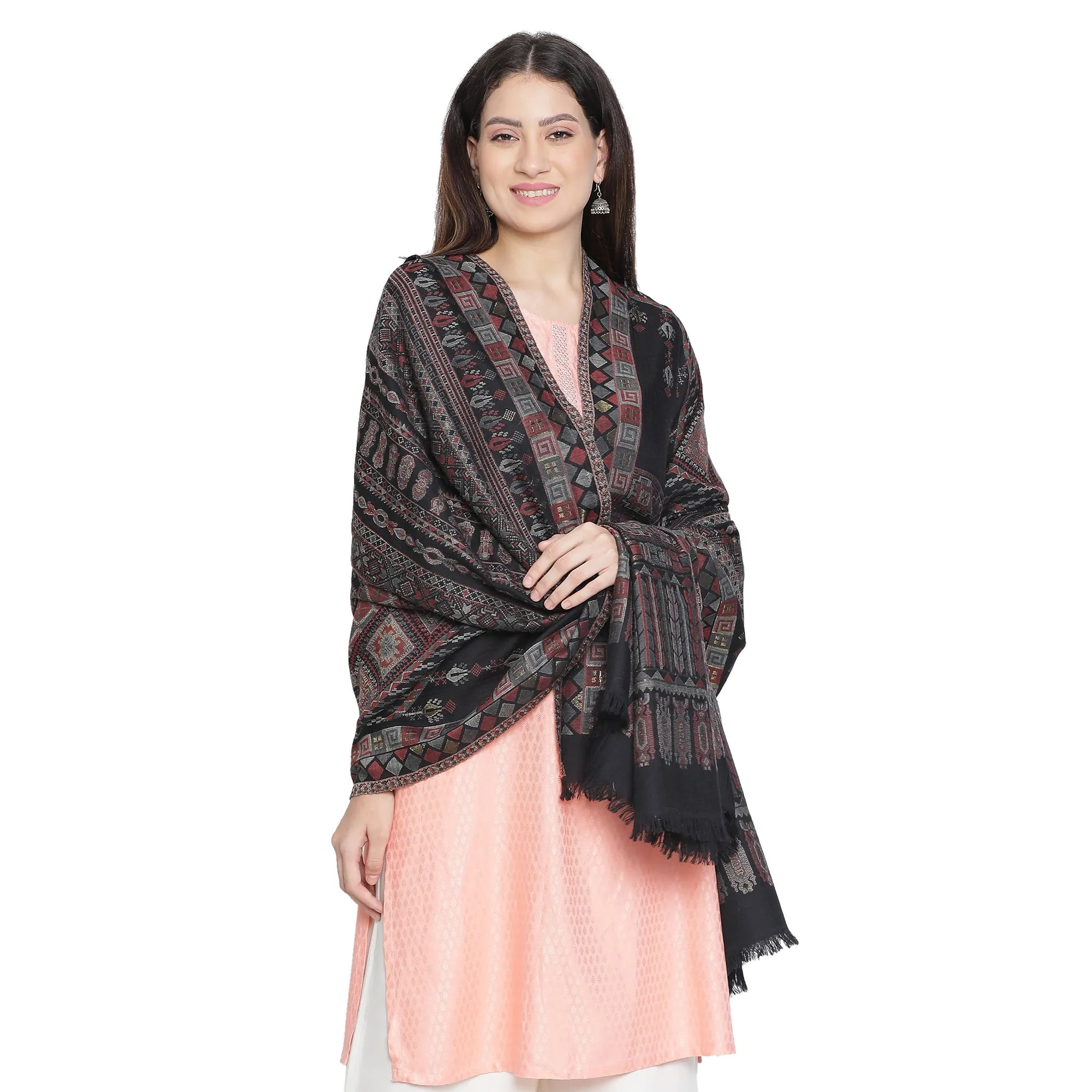 Liya Woven Design Kani Shawl
