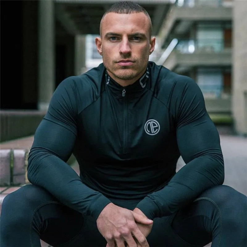 Long-sleeved Camouflage Fitness Spring Self-cultivation T-shirt Leisure Gym Fitness Quick-drying Sports Fashion Tops