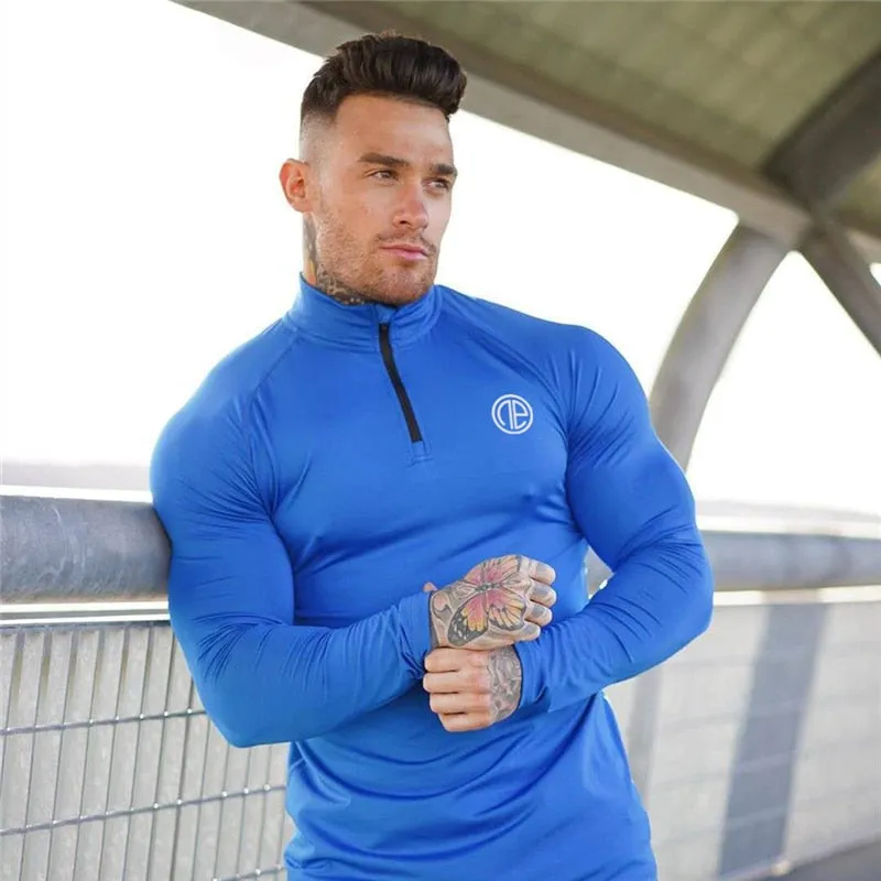 Long-sleeved Camouflage Fitness Spring Self-cultivation T-shirt Leisure Gym Fitness Quick-drying Sports Fashion Tops