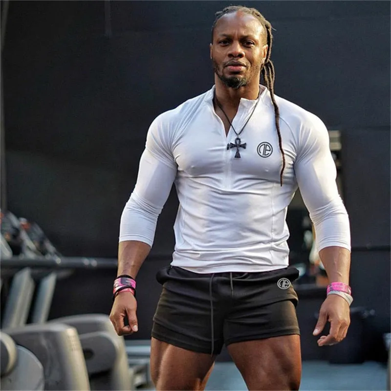 Long-sleeved Camouflage Fitness Spring Self-cultivation T-shirt Leisure Gym Fitness Quick-drying Sports Fashion Tops