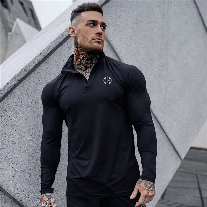Long-sleeved Camouflage Fitness Spring Self-cultivation T-shirt Leisure Gym Fitness Quick-drying Sports Fashion Tops