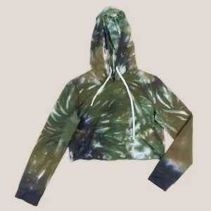 Lorelei Tie Dye Hoodie Crop Top