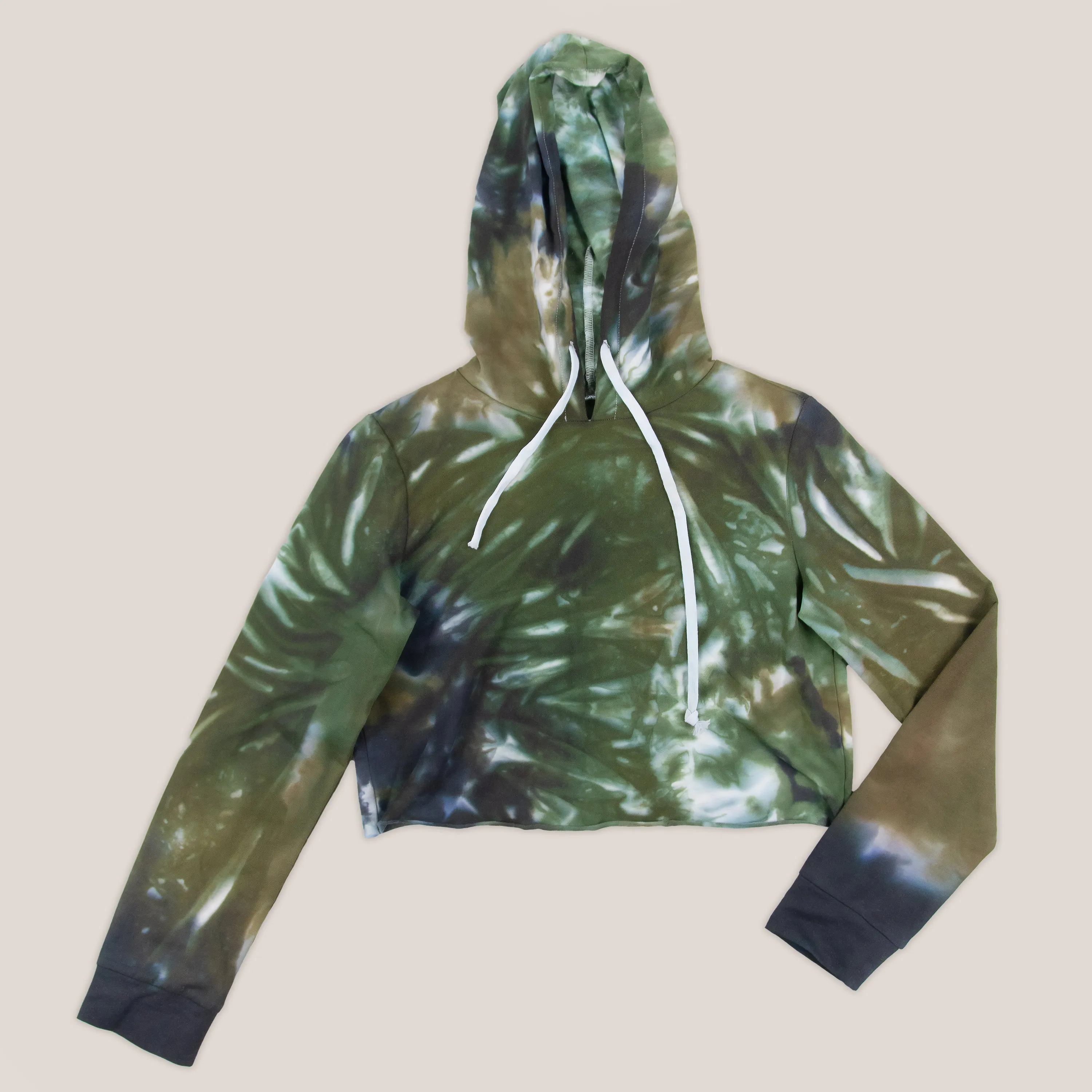 Lorelei Tie Dye Hoodie Crop Top