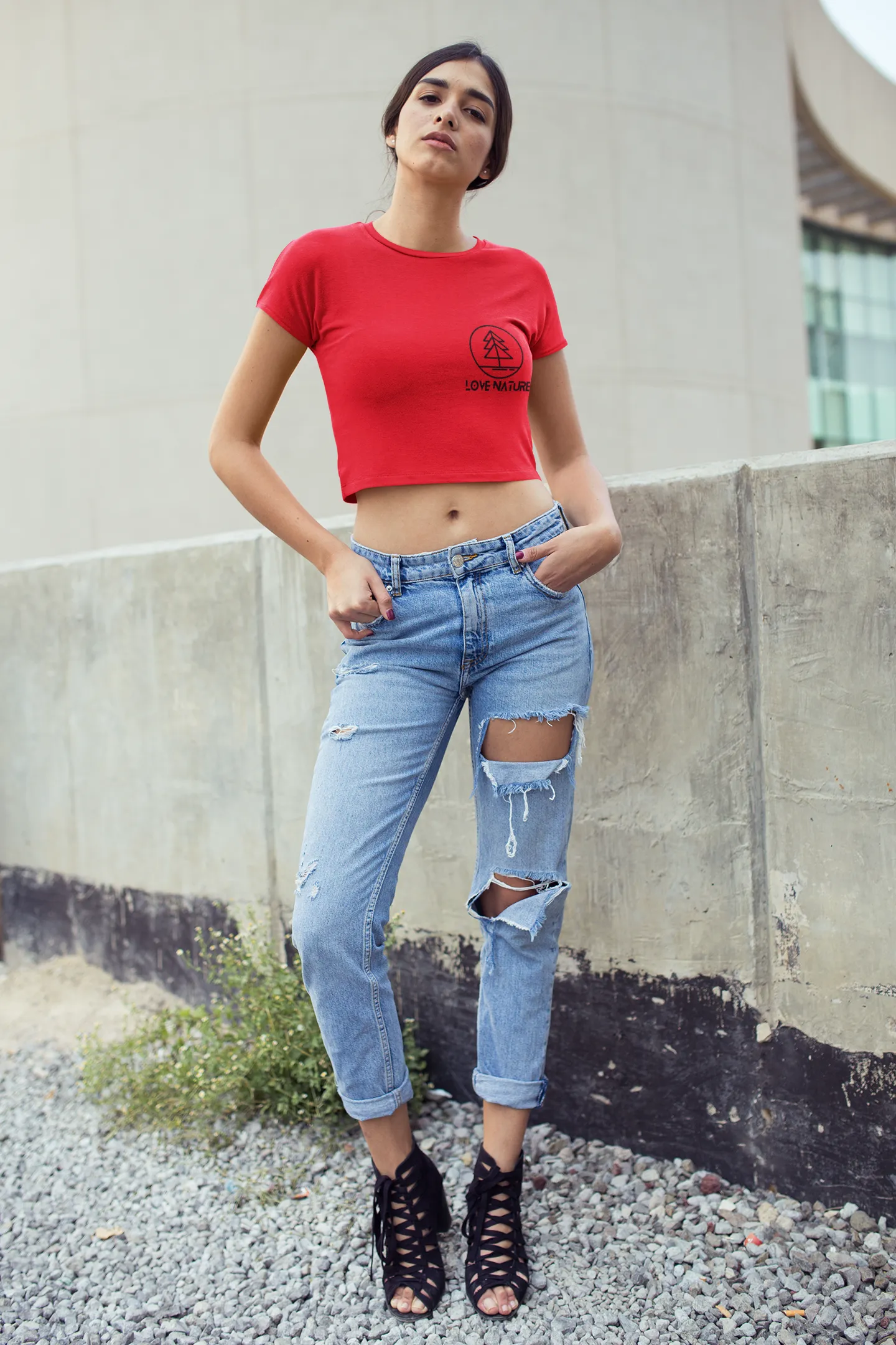LOVE NATURE CROP TOP
