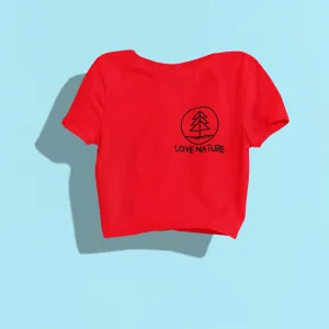 LOVE NATURE CROP TOP