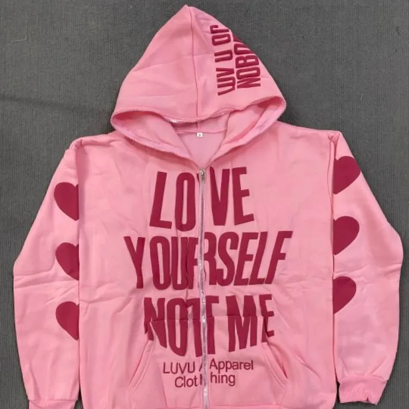 Love Yourself Not Me Zip-Up
