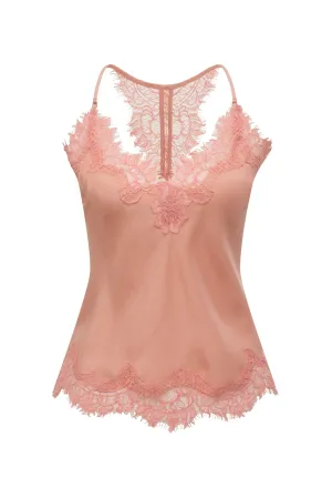 Lucy Crop Cami Pale Peach
