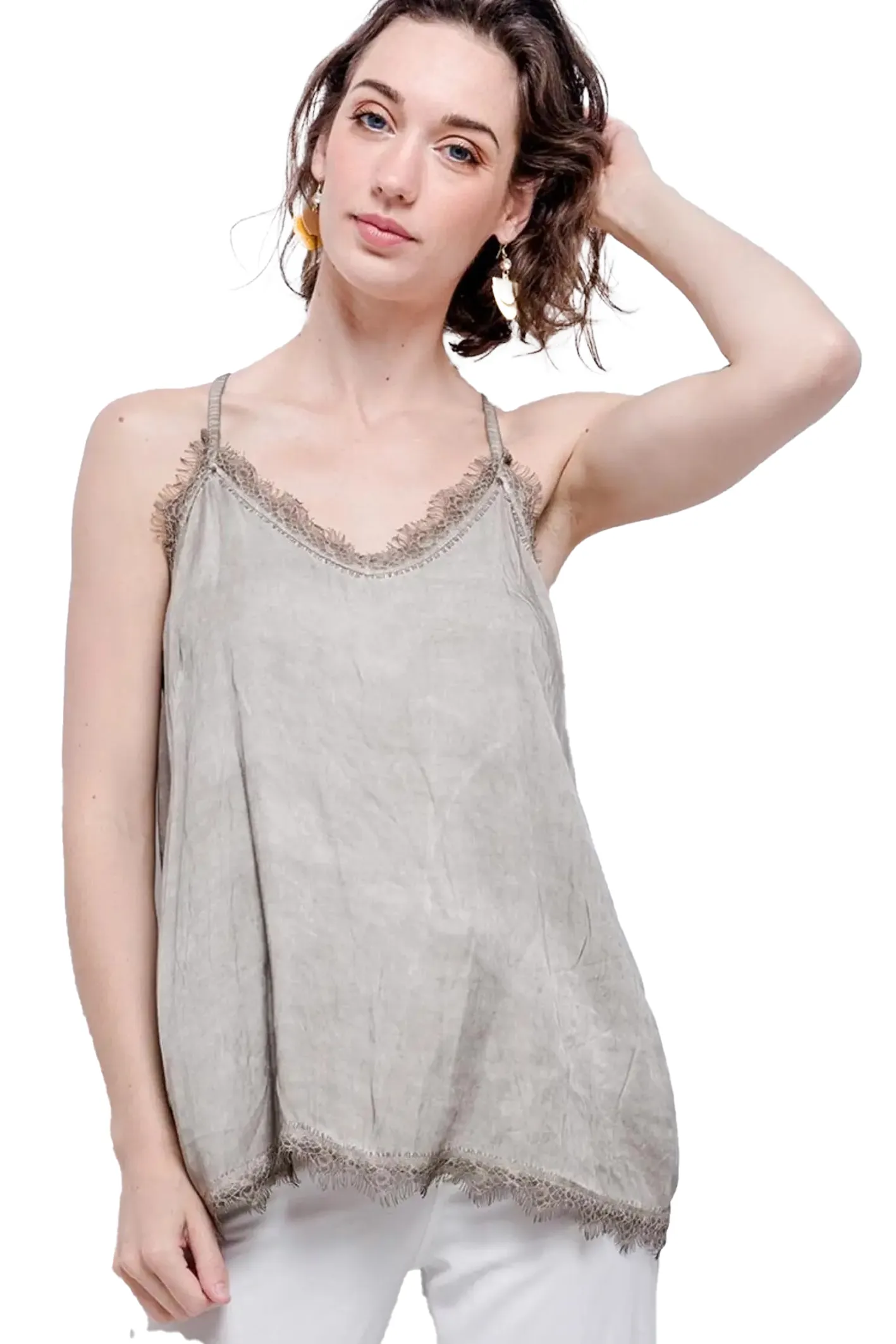 'Lulu' Top - Under Linen Cami Top