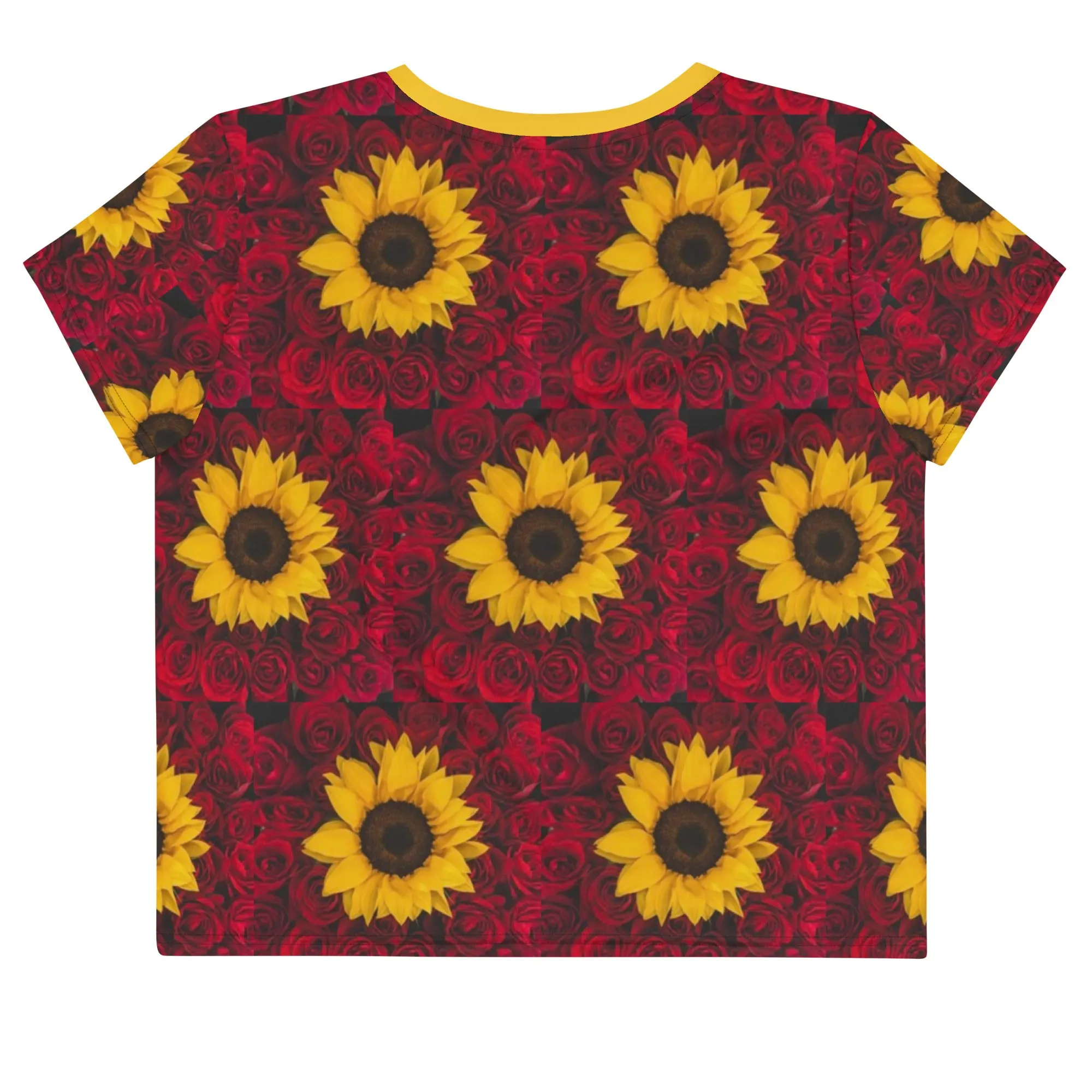 Maadish | Sunflower & Rose Crop Tee